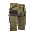 Spodnie robocze do pasa Polstar Brixton Practical, z odpinanymi nogawkami, khaki