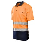 Koszulka polo Polstar Brixton Flash 50/50 BF012, kat. II, pomarańczowy