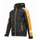 Softshell roboczy Polstar Seven Kings Rival, czarny/pomarańczowy