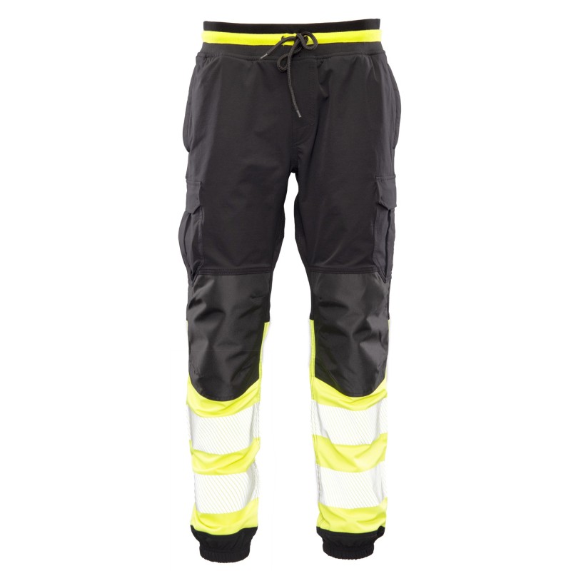 Spodnie typu jogger Polstar Seven Kings Flash SKF03Y, kat. II, czarny/żółty