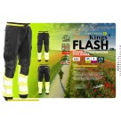 Spodnie typu jogger Polstar Seven Kings Flash SKF03Y, kat. II, czarny/żółty