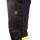 Spodnie typu jogger Polstar Seven Kings Flash SKF03Y, kat. II, czarny/żółty