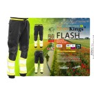 Spodnie typu jogger Polstar Seven Kings Flash SKF03Y, kat. II, czarny/żółty
