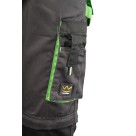Damskie spodnie robocze do pasa Polstar Seven Kings Onyx