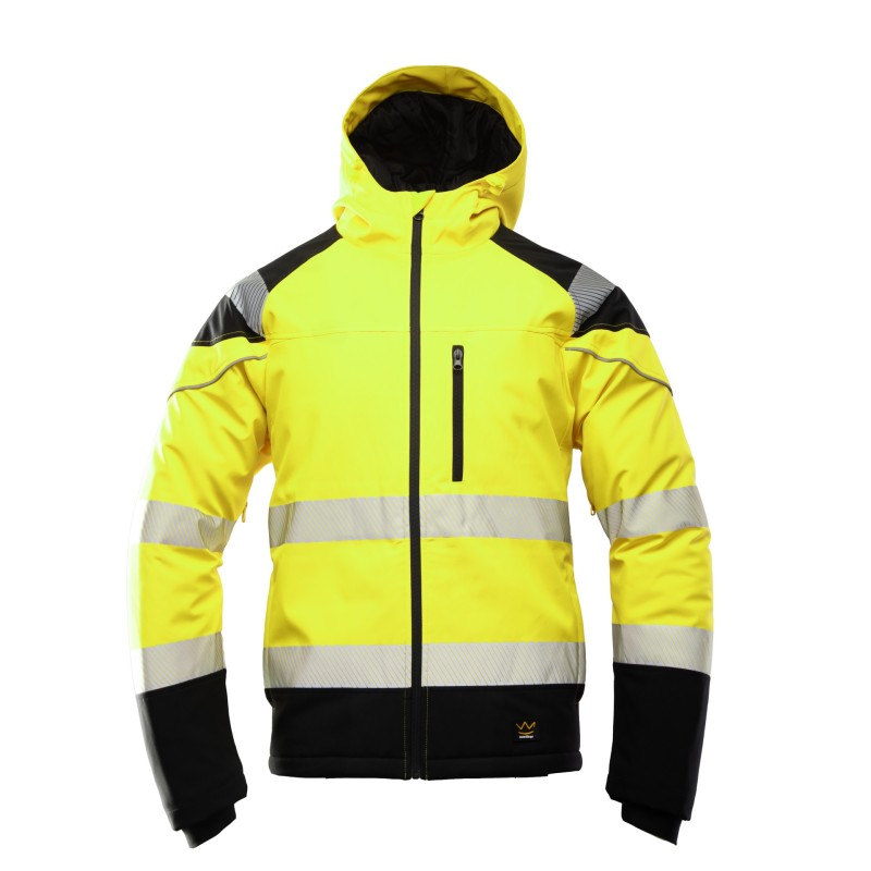 Softshell roboczy Polstar Seven Kings Flash SKF007, ocieplany, żółty