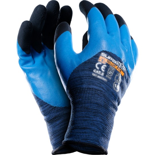 Rękawice robocze Worklink SuperTech Blue Fix