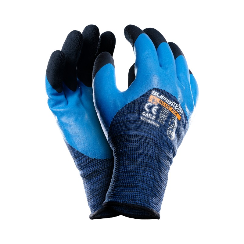 Rękawice robocze Worklink SuperTech Blue Fix