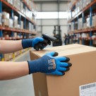 Rękawice robocze Worklink SuperTech Blue Fix