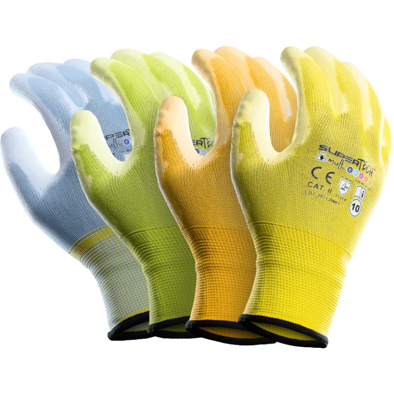 Rękawice robocze Worklink SuperTech Multicolor 