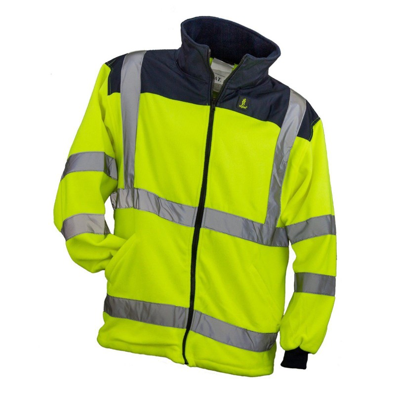 Bluza polarowa Urgent HV 400 G żółty