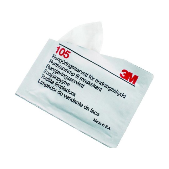 Ściereczki czyszczące do masek 3M 105