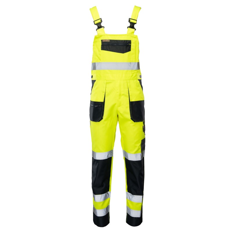 Ogrodniczki robocze Polstar Brixton Flash 2, kat. II, klasa 2, granatowe