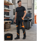 Spodnie robocze Sara Workwear NEOFLEX, grafitowy, rozmiar XXL, męskie