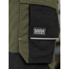 Spodnie do pasa monterskie Sara Workwear MONTER, męskie