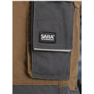Spodnie do pasa monterskie Sara Workwear MONTER, męskie