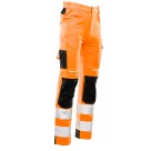 Spodnie robocze do pasa Polstar Seven Kings Flash SKF006, ostrzegawcze, kat. II, pomarańczowe