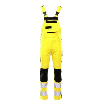 Ogrodniczki robocze Polstar Seven Kings Flash SKF005, ostrzegawcze, kat. II, żółte