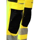 Ogrodniczki robocze Polstar Seven Kings Flash SKF005, ostrzegawcze, kat. II, żółte