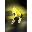 Spodnie robocze do pasa Polstar Seven Kings Flash SKF006, ostrzegawcze, kat. II, żółte