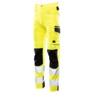 Spodnie robocze do pasa Polstar Seven Kings Flash SKF006, ostrzegawcze, kat. II, żółte