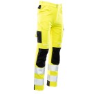 Spodnie robocze do pasa Polstar Seven Kings Flash SKF006, ostrzegawcze, kat. II, żółte