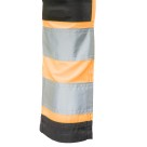 Spodnie robocze do pasa Polstar Seven Kings Flash SKF01O, kat. II, stalowo-pomarańczowe