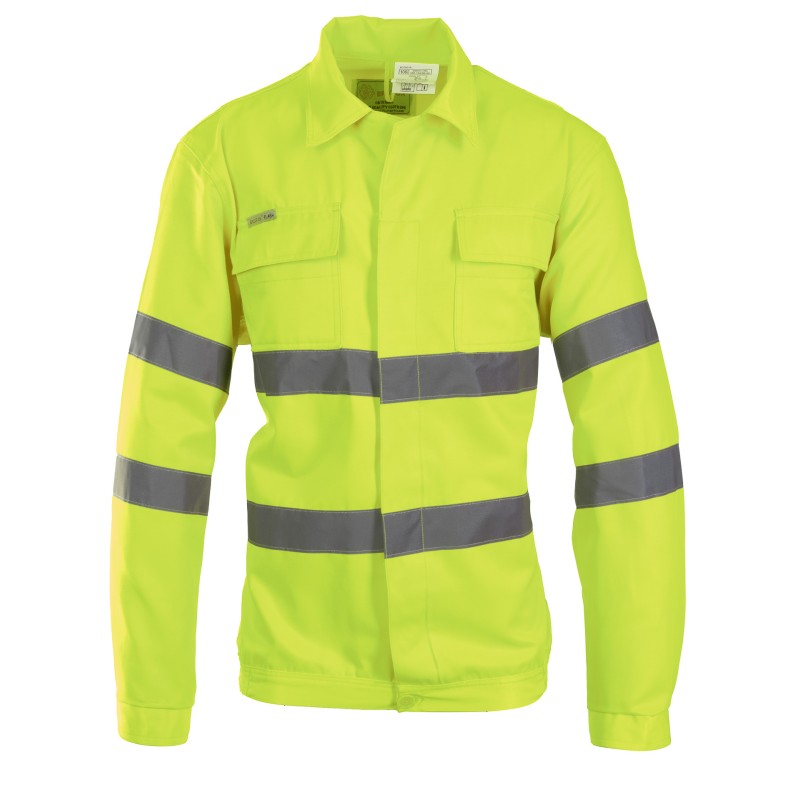 Bluza robocza Polstar Brixton Flash 3, kat. II, klasa 3, seledynowa