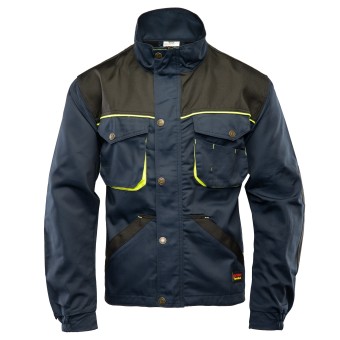 Bluza robocza Polstar Brixton Practical, granatowy/żółty