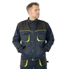 Bluza robocza Polstar Brixton Practical, granatowy/żółty