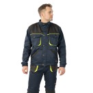Bluza robocza Polstar Brixton Practical, granatowy/żółty
