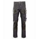 Spodnie robocze do pasa Polstar Brixton Practical Jeans, bawełna/spandex