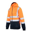 Bluza robocza Polstar Brixton Flash BF014, odblaskowe, kat. II, granatowa