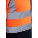 Bluza robocza Polstar Brixton Flash BF014, odblaskowe, kat. II, granatowa