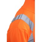Bluza robocza Polstar Brixton Flash BF014, odblaskowe, kat. II, granatowa