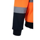 Bluza robocza Polstar Brixton Flash BF014, odblaskowe, kat. II, granatowa