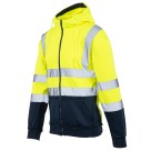 Bluza robocza Polstar Brixton Flash BF014, odblaskowe, kat. II, granatowa