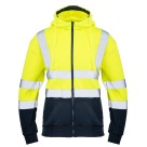 Bluza robocza Polstar Brixton Flash BF014, odblaskowe, kat. II, granatowa