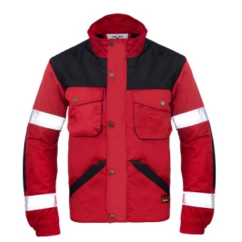 Bluza robocza Polstar Brixton Practical, odblaskowa, czerwona