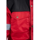 Bluza robocza Polstar Brixton Practical, odblaskowa, czerwona