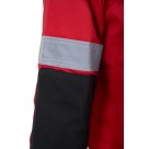 Bluza robocza Polstar Brixton Practical, odblaskowa, czerwona