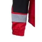 Bluza robocza Polstar Brixton Practical, odblaskowa, czerwona