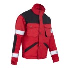 Bluza robocza Polstar Brixton Practical, odblaskowa, czerwona
