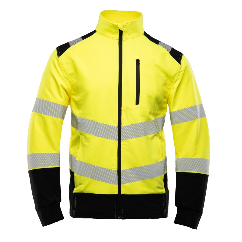 Bluza robocza Polstar Seven Kings Flash SKF004, ostrzegawcza, kat. II, żółta