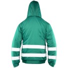 Kurtka robocza Polstar Brixton Snow, odblaskowa, ocieplana, zielona