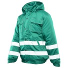 Kurtka robocza Polstar Brixton Snow, odblaskowa, ocieplana, zielona