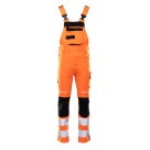 Ogrodniczki robocze Polstar Seven Kings Flash SKF005, ostrzegawcze, kat. II, pomarańczowe
