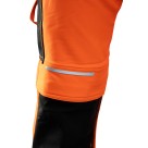 Ogrodniczki robocze Polstar Seven Kings Flash SKF005, ostrzegawcze, kat. II, pomarańczowe