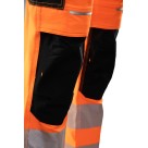 Ogrodniczki robocze Polstar Seven Kings Flash SKF005, ostrzegawcze, kat. II, pomarańczowe