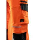 Ogrodniczki robocze Polstar Seven Kings Flash SKF005, ostrzegawcze, kat. II, pomarańczowe