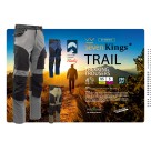 Spodnie robocze do pasa Polstar Seven Kings Trail, czarny/granatowy